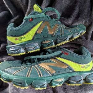 Nike Women's Teal, Lime & Gold Running Sneakers